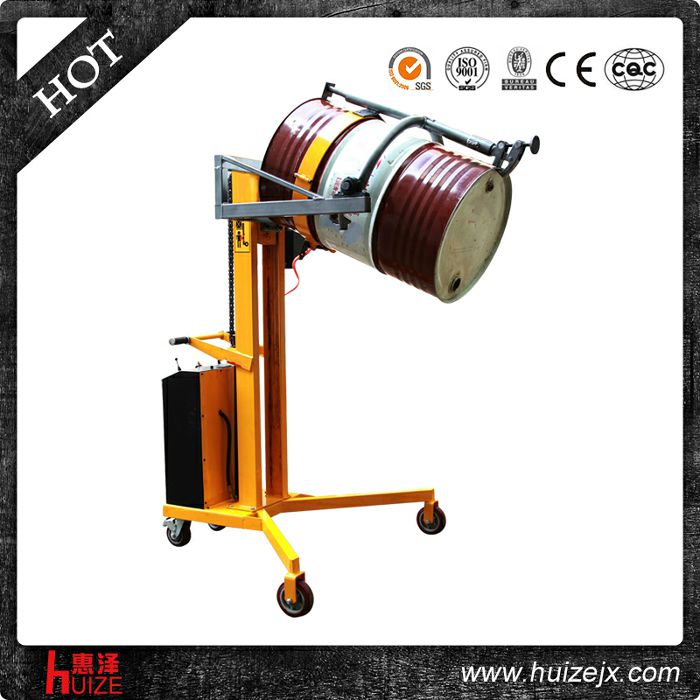 半電動(dòng)油桶車(chē)（直角腿，夾鐵桶翻轉）