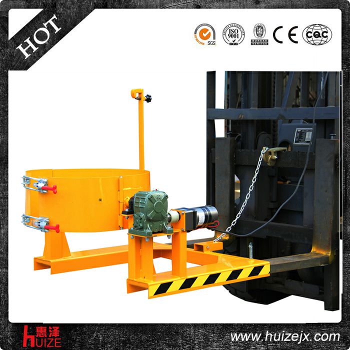 叉車(chē)專(zhuān)用倒桶機具（塑鐵桶，電翻轉）