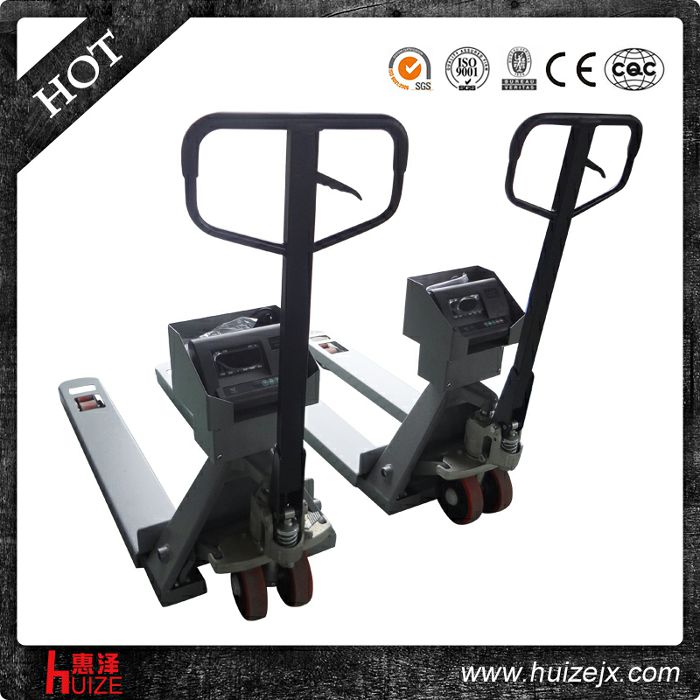 手動(dòng)帶電子秤搬運車(chē)